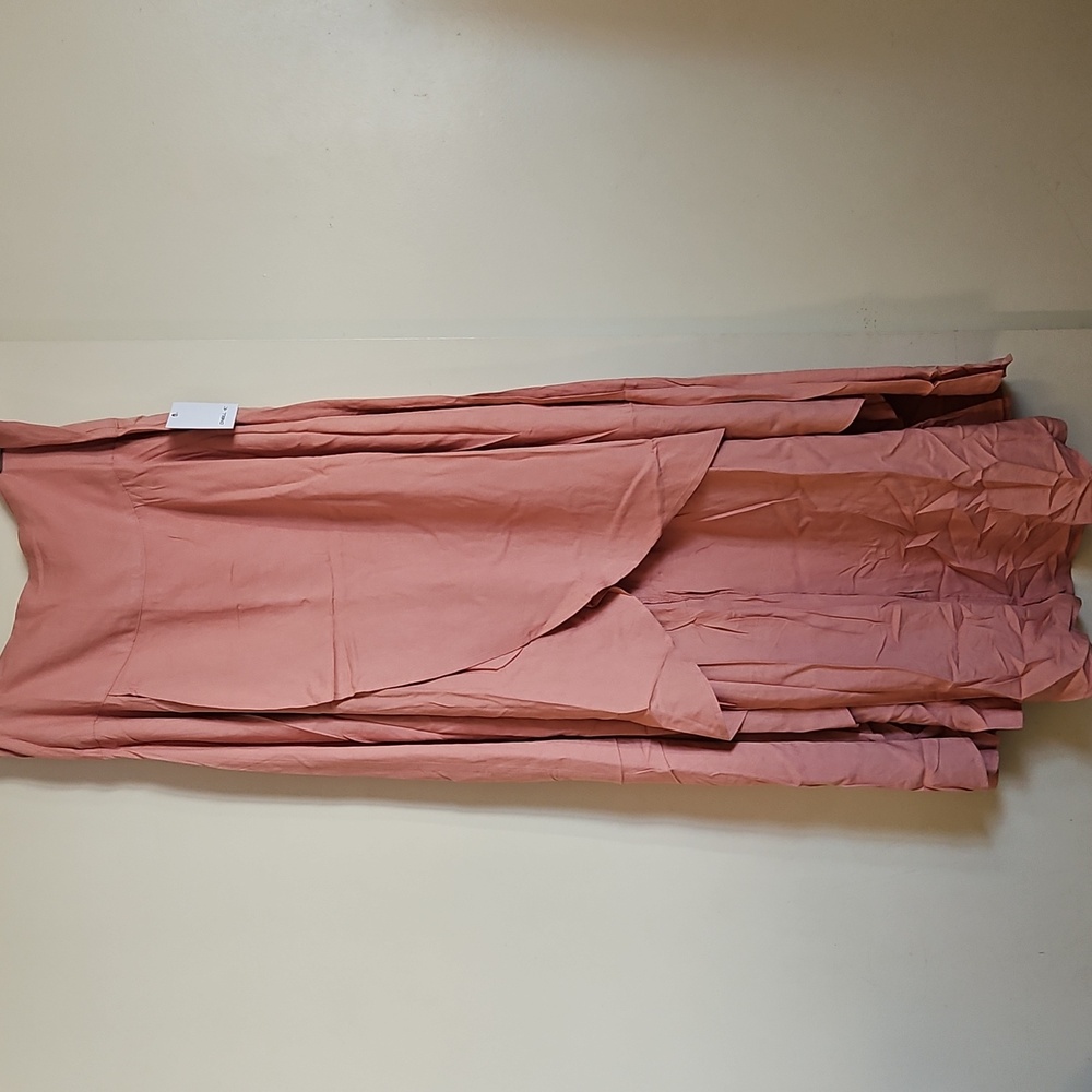 O'Neil Ambrosio Pink High-Low Maxi Skirt High Waist Size Large Lightwaist - Picture 3 of 14